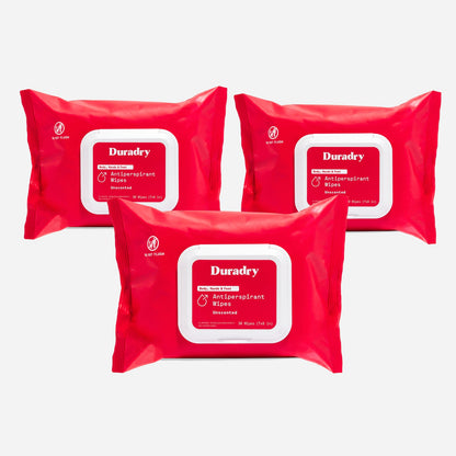 Whole Body Antiperspirant Wipes
