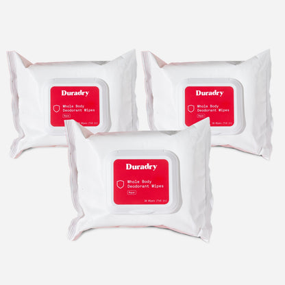 Whole Body Deodorant Wipes